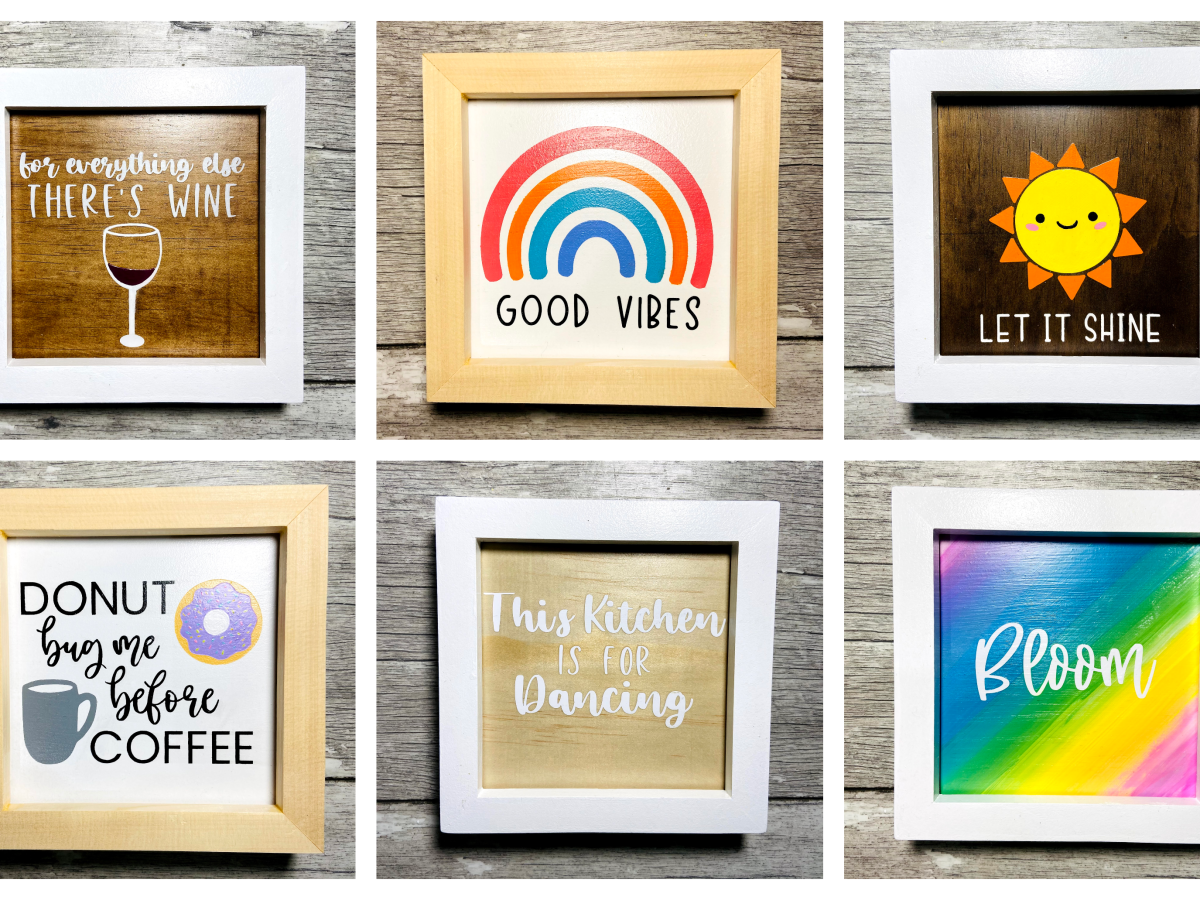 Bring Spring to Your Kitchen: DIY Wooden Sign Tutorial and 6 SVGs